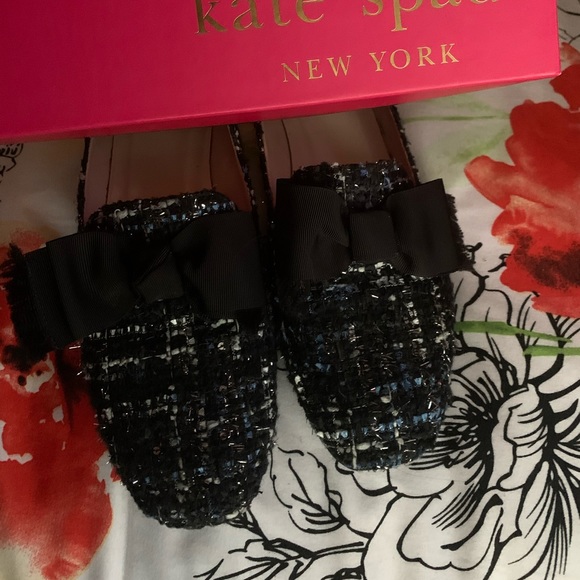 Kate Spade Gino Tweed flats 9.5 - Picture 6 of 9